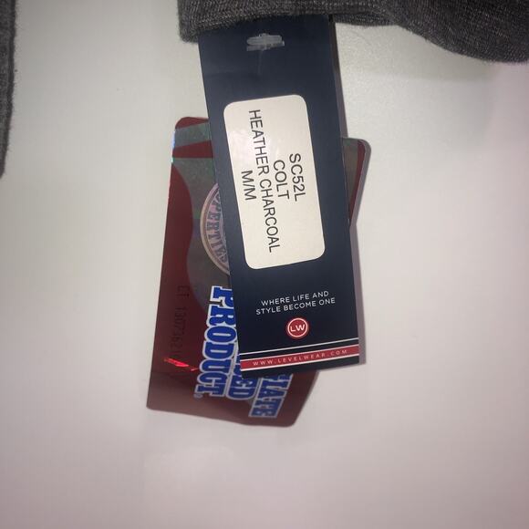 Level Wear Pullover Adult Medium Gray Long Sleeve Mens Mississippi State Hoodie - Picture 7 of 10